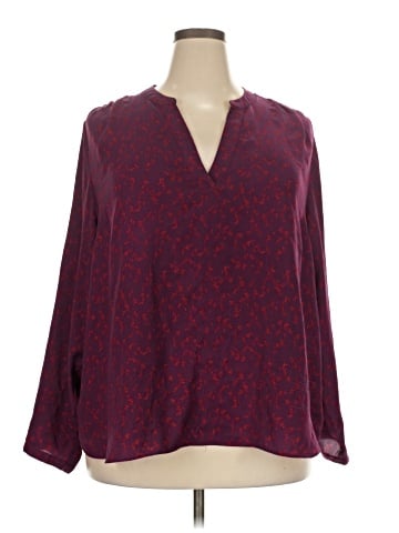 Ava & Viv Long Sleeve Blouse (view 1)