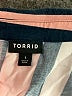 Torrid Stripes Pink Short Sleeve Button-Down Shirt Size 1X Plus (1) - photo 7