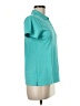 Lands' End Teal Short Sleeve Blouse Size 6 - 8 - photo 4