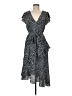 She + Sky 100% Polyester Polka Dots Black Casual Dress Size M - photo 1
