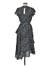 She + Sky 100% Polyester Polka Dots Black Casual Dress Size M - photo 2