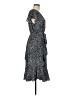 She + Sky 100% Polyester Polka Dots Black Casual Dress Size M - photo 4