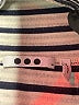 Three Dots Stripes Gray Casual Skirt Size M - photo 4