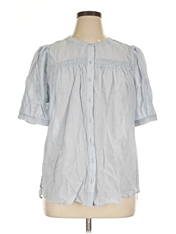 Laura Ashley Short Sleeve Blouse (view 1)