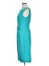 Connected Apparel Solid Teal Cocktail Dress Size 10 - photo 5