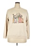 Unbranded Floral Tan Sweatshirt Size XXL - photo 1