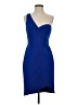 BCBGMAXAZRIA Color Block Blue Cocktail Dress Size 4 - photo 1
