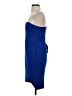 BCBGMAXAZRIA Color Block Blue Cocktail Dress Size 4 - photo 5