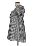 Buddy Love 100% Polyester Checkered-gingham Black Casual Dress Size M - photo 5