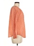 Boden 100% Cotton Orange 3/4 Sleeve Blouse Size 8 - photo 4
