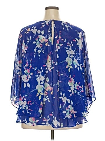 Worthington 3/4 Sleeve Blouse (view 2)