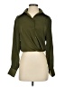 Elan 100% Polyester Green Long Sleeve Blouse Size S - photo 1