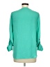 Lily White 100% Polyester Teal 3/4 Sleeve T-Shirt Size M - photo 2