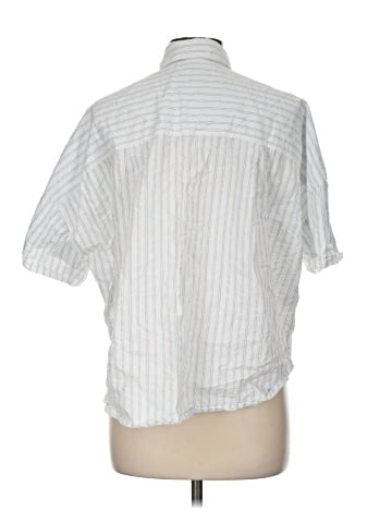 Ann Taylor LOFT Short Sleeve Button-Down Shirt (view 2)