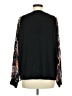 Maurices Black Long Sleeve Blouse Size M - photo 2