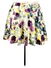 Torrid Floral Yellow Casual Skirt Size 4X Plus (4) - photo 1