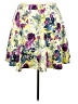 Torrid Floral Yellow Casual Skirt Size 4X Plus (4) - photo 2