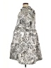 Sugarlips 100% Polyester Paisley Silver Casual Dress Size XL - photo 5