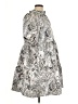 Sugarlips 100% Polyester Paisley Silver Casual Dress Size XL - photo 4