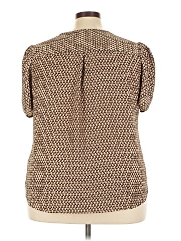 Adrianna Papell Short Sleeve Blouse (view 2)