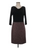 Talbots Tweed Burgundy Casual Dress Size 4 Petite - photo 1
