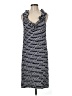 Sara Campbell Stripes Blue Casual Dress Size M - photo 1