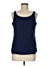 Bob Mackie 100% Polyester Blue Tank Top Size M - photo 1