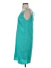 CeCe 100% Polyester Solid Teal Casual Dress Size 4 - photo 5