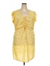 Indulge 100% Polyester Yellow Sleeveless Top Size 3X - photo 1