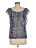 American Eagle Outfitters 100% Polyester Blue Sleeveless Blouse Size M - photo 2