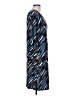 Elementz Print Blue Casual Dress Size L - photo 4