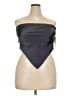 Torrid 100% Polyester Black Gray Formal Skirt Size 2X Plus (2) - photo 1