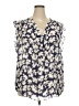 Chaus Blue Sleeveless Blouse Size 3X - photo 1