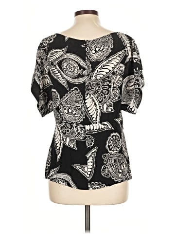 White House Black Market Short Sleeve Silk Top (view 2)