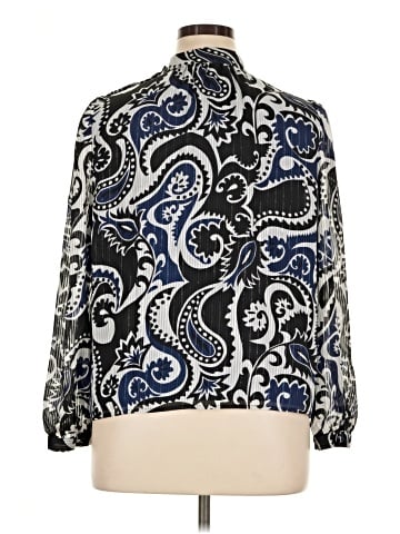 Ann Taylor LOFT 3/4 Sleeve Blouse (view 2)