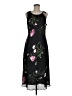 Studio I Floral Black Cocktail Dress Size M (estimated) - photo 1