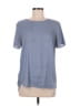 Ann Taylor 100% Polyester Gray Short Sleeve Top Size M - photo 1