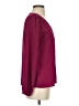 Everly 100% Polyester Burgundy Long Sleeve Blouse Size S - photo 4