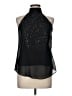 BCX 100% Polyester Black Sleeveless Blouse Size M - photo 1
