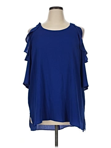 Umgee Short Sleeve Blouse (view 1)