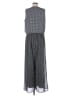 Halo 100% Polyester Houndstooth Gray Jumpsuit Size L - photo 2