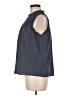 Ann Taylor 100% Polyester Gray Sleeveless Blouse Size M - photo 5