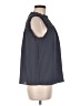 Ann Taylor 100% Polyester Gray Sleeveless Blouse Size M - photo 4