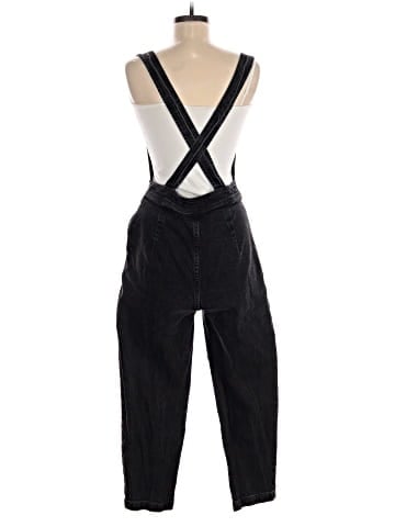 Madewell Denim Cross-Back Jumpsuit in Clybourn Wash (view 2)