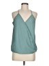 Papermoon 100% Polyester Teal Sleeveless Blouse Size M - photo 1
