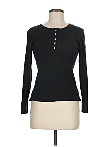 Steve & Barry's Long Sleeve Henley (view 1)