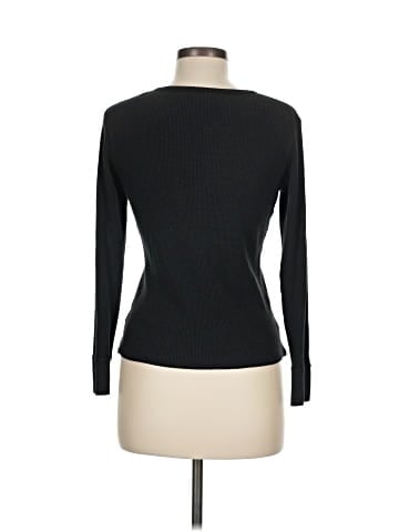 Steve & Barry's Long Sleeve Henley (view 2)