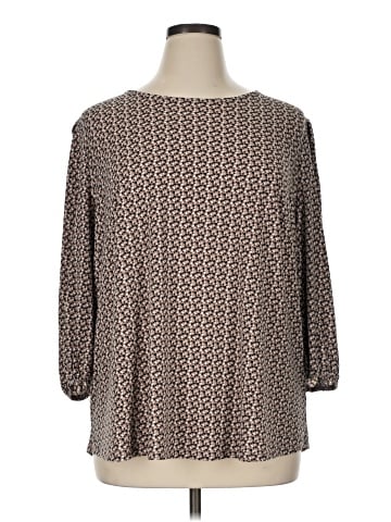 Adrianna Papell 3/4 Sleeve Blouse (view 1)