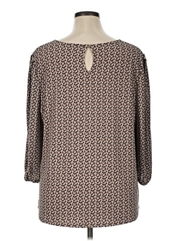 Adrianna Papell 3/4 Sleeve Blouse (view 2)