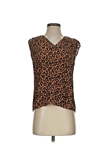 Tucker Sleeveless Silk Top (view 1)